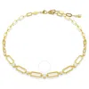 Swarovski Constella Necklace Chain Gold Shiny White In White