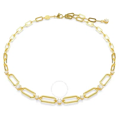 Swarovski Constella Necklace Chain Gold Shiny White