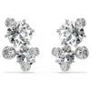 Swarovski Constella Rhodium Plated Stud Earrings