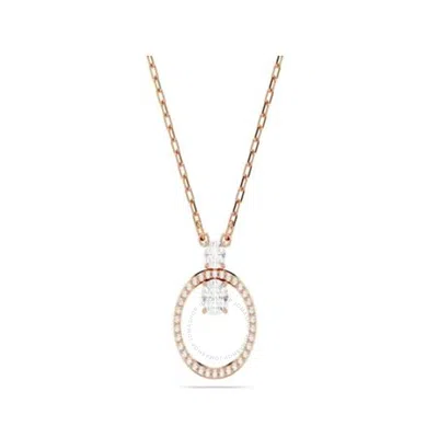 Swarovski Constella Pendant Cz Rose Gold Shiny White