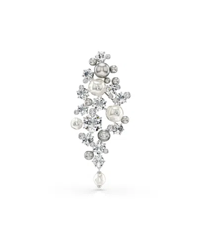 Swarovski Constella Rhodium Plated Brooch