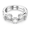 Swarovski Constella Cocktail Ring Db Rhodium Shiny White In White