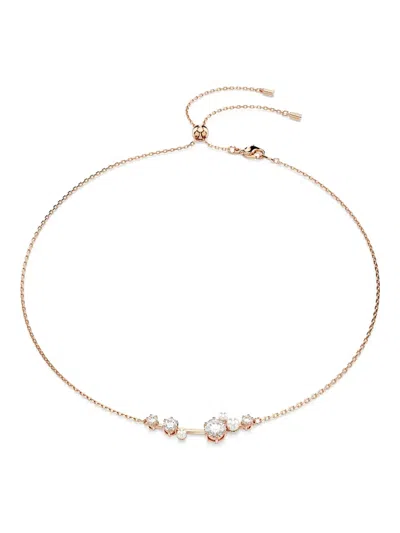 Swarovski Constella Rose-gold Crystal-embellished Necklace