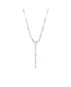 SWAROVSKI CONSTELLA ROUND CUTS WHITE RHODIUM PLATED Y NECKLACE