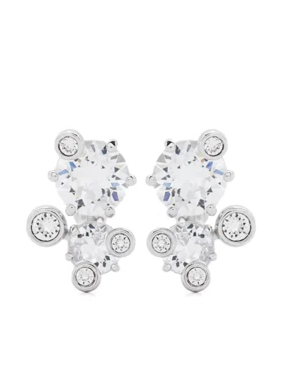Swarovski Constella Stud Earrings In Silver