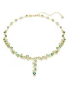 Swarovski Constella Mixed Cuts Y Necklace In Gold