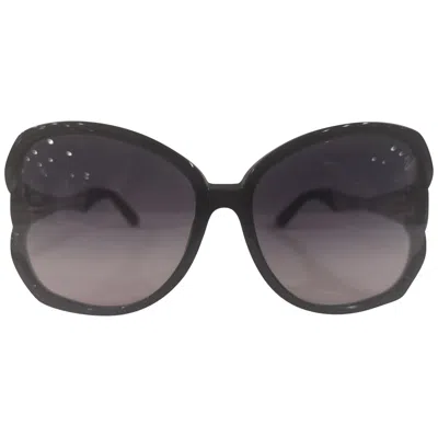 Pre-owned Swarovski Contemporary Black Unisex Sunglasses, Italy, New Condition