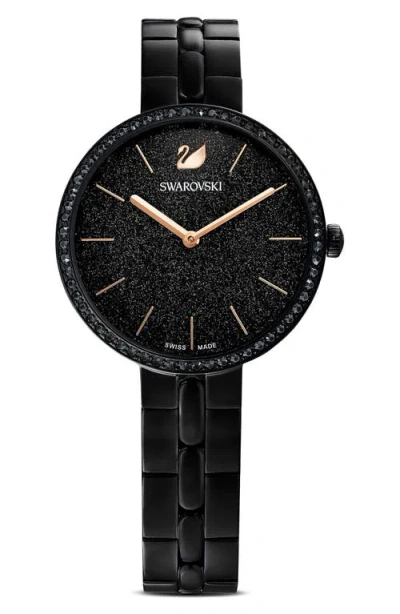Swarovski Cosmopolitan Bracelet Watch, 40mm In Black
