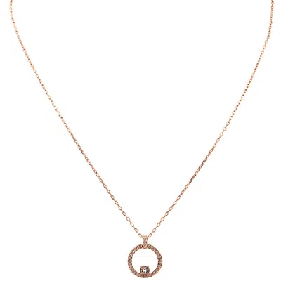 Swarovski Creativity Circle Pendant In Gold