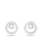 Shop Swarovski Constella Stud Earrings In White
