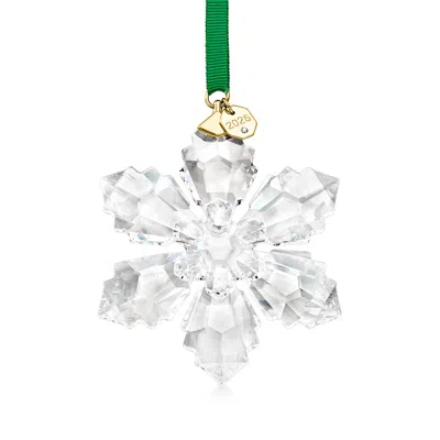 Swarovski Crystal 2026 Annual Snowflake Ornament In Silver