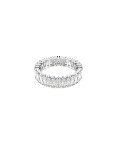 SWAROVSKI CRYSTAL BAGUETTE CUT RADIANT BAND RING
