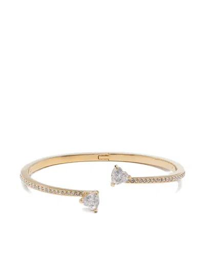 Swarovski Crystal-embellished Bangle In Gold