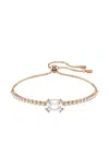 Swarovski Swaroski Matrix Gold-tone Plated Tennis Bracelet In Gold