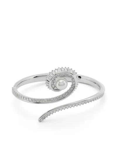 Swarovski Crystal-embellished Bracelet In Silver
