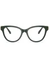 Swarovski Crystal-embellished Cat-eye Frame Glasses In Black