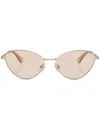 Swarovski Woman Sunglass Sk7014 In Gold