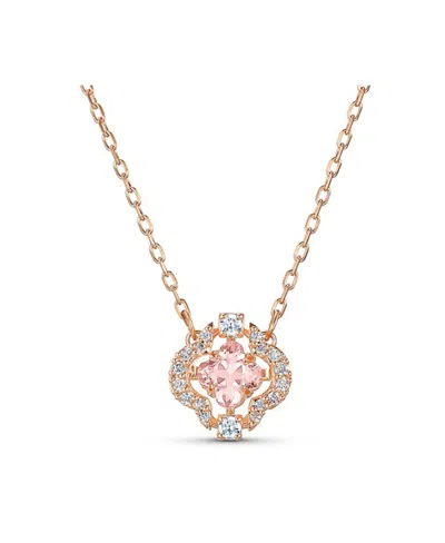 Swarovski Crystal-embellished Pendant Chain In Yellow