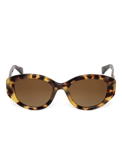 Swarovski Crystal-embellished Sunglasses In Bro/cre