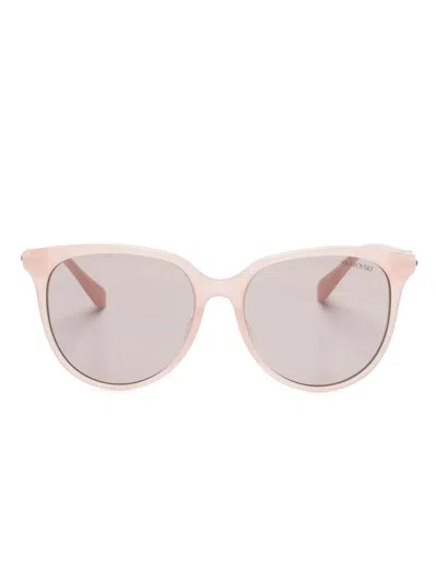 Swarovski Crystal-embellished Sunglasses In Pink