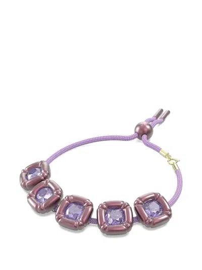 Swarovski Crystal-embellishment Bracelet In Pink