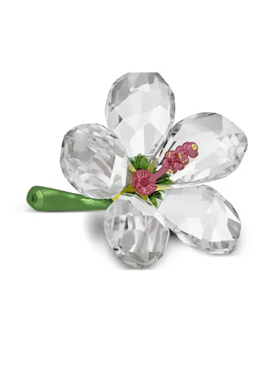 Swarovski Crystal Flower Figure In Multi