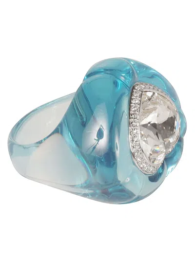 SWAROVSKI CRYSTAL HEART RING