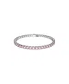 Swarovski Matrix Tennis Bracelet In Pink