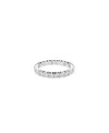 Swarovski Matrix Crystal Eternity Ring In Metallic