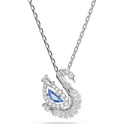 SWAROVSKI SWAROVSKI CRYSTAL SWAN PENDANT NECKLACE