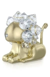 Swarovski Crystal Zodiac Figurine In Gold