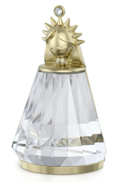 Swarovski Crystal Zodiac Figurine In Gold