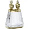 Swarovski Zodiac Gemini Crystal Figurine In Gold Tone-gemini