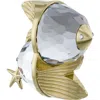 Swarovski Zodiac Fische In Gold Tone-pisces