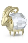 Swarovski Crystal Zodiac Figurine In Gold