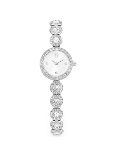 Swarovski Crystal-embellished 20mm Watch In Silver