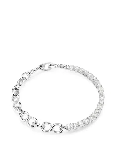 Swarovski Crystal-embellished Bracelet In Silver