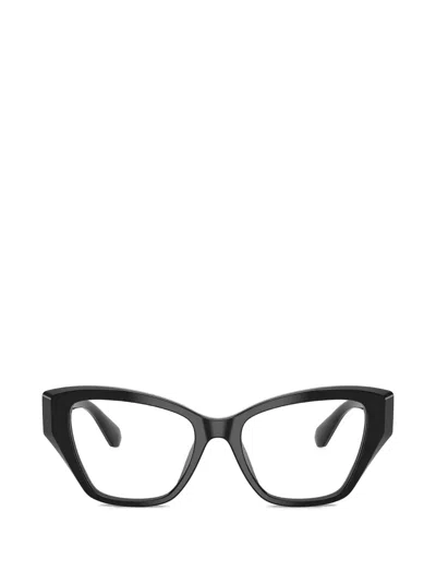 Swarovski Crystal-embellished Cat-eye Glasses In Black
