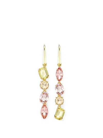 Swarovski Crystal-embellished Drop Earrings In Green