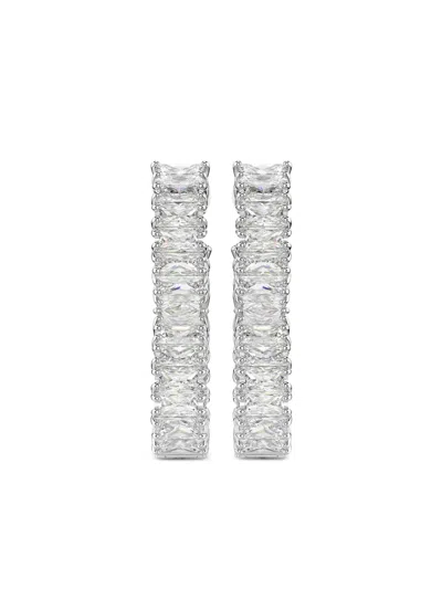 Swarovski Crystal-embellished Earrings In Metallic