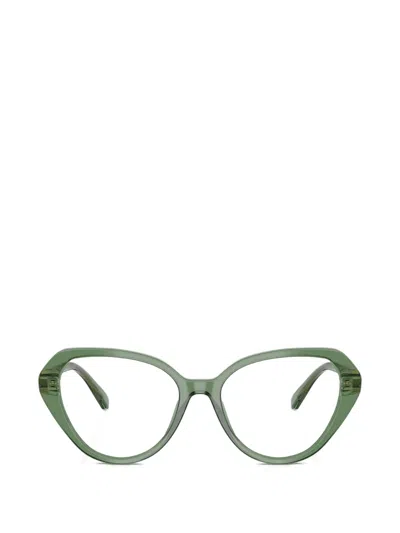 Swarovski Crystal-embellished Glasses In Green