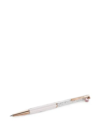 Swarovski Crystal-embellished Heart-charm Pen In Multi