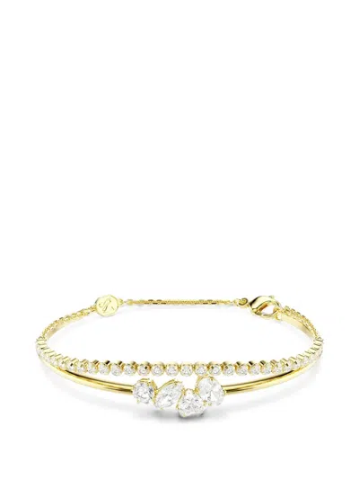 Swarovski Crystal-embellished Layered Bracelets In Multi