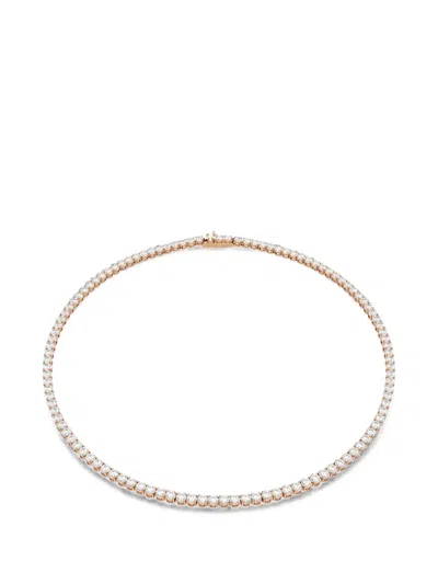 Swarovski Crystal-embellished Necklace In Pink