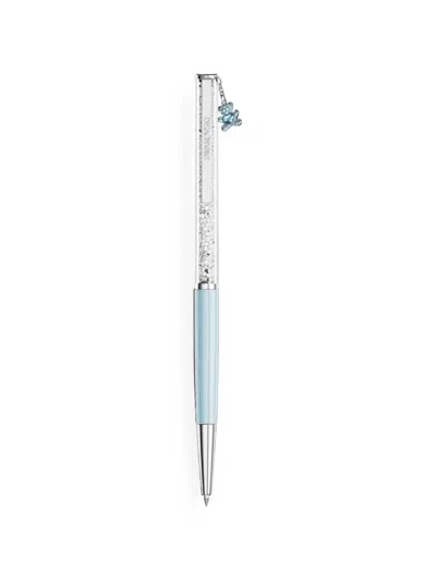 Swarovski Crystal-embellished Pen In White