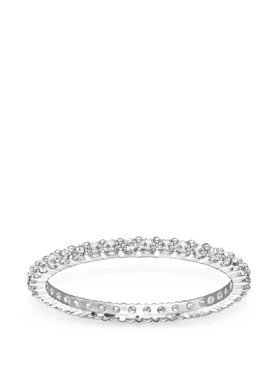 Swarovski Crystal-embellished Ring In Silver