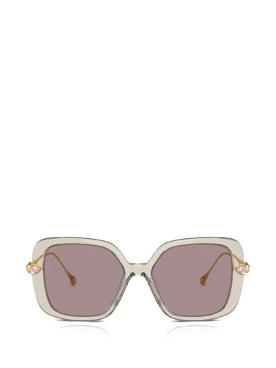Swarovski Crystal-embellished Square-frame Sunglasses In Orange