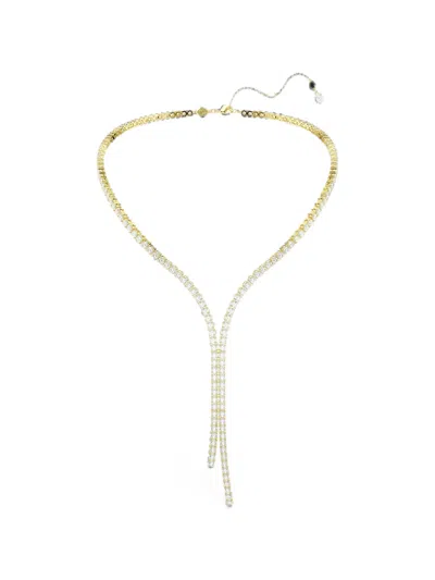 Swarovski Crystal-embellished Y-shape Necklace In Multi