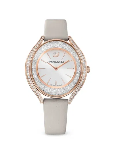Swarovski Crystalline Aura 35mm Watch In White