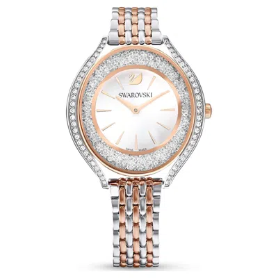 Swarovski Crystalline Aura Watch In Rose Gold Tone